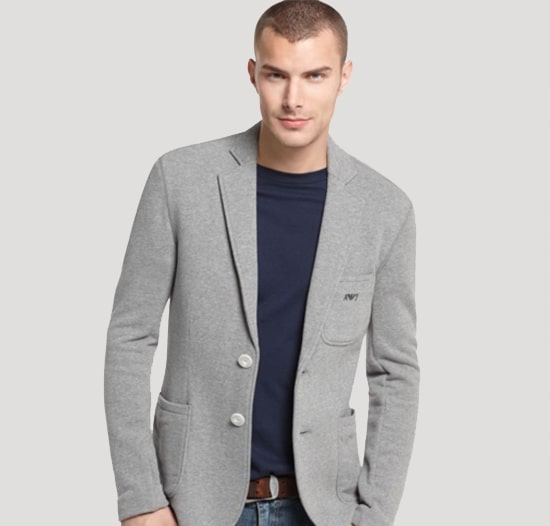 Grey Sport Coat - Görsel 3